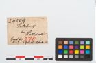 Etikett zu Bronzegürtelhaken (NHMW-PRAE-024509)